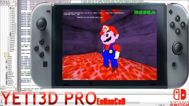 3D PLATFORMER ENGINE (GBA / SWITCH) (HOMEBREW) Yeti3D Pro EnHanCeD (C++11 Programming Language) смотреть онлайн