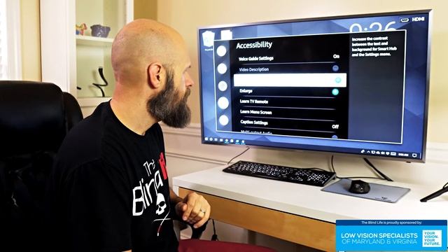 Samsung 4k TV Accessibility - The Blind Life смотреть онлайн