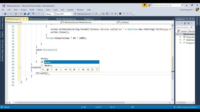 Windows Service in .NET Core | How to create, install, and use a service смотреть онлайн