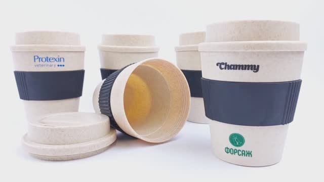 Эко стаканы из пшеничного волокна Oka смотреть онлайн