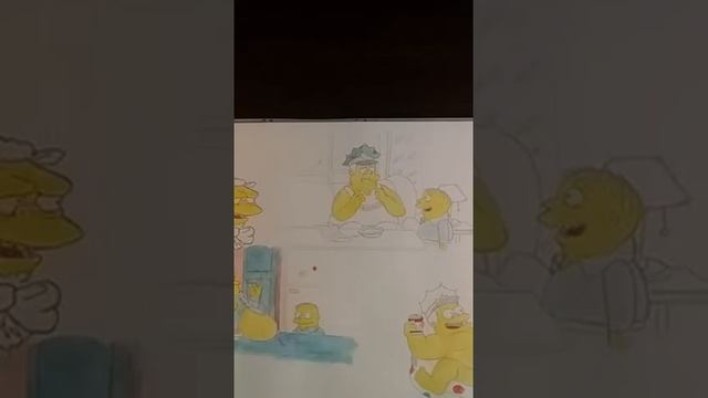 Учусь рисовать Симпсонов смотреть онлайн