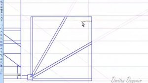 Как самому сделать лестницу Чертим забежку ч 6