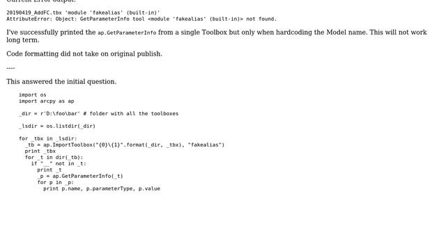 GIS: Finding Model/Tool name in custom Toolbox via ArcPy/Python? смотреть онлайн
