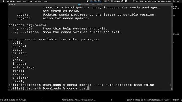 Install Anaconda, Python, Gromacs, Amber Tools, OpenMM, RDkit, MDAnalysis, pytraj, MDtraj, Rise смотреть онлайн