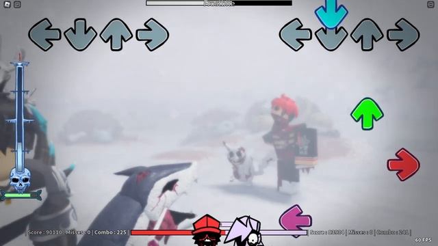 FNF Frostbite in Roblox FNF - Lemon Funky смотреть онлайн