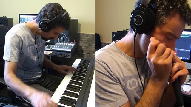 Improvisation- Chromatic Harmonica & piano смотреть онлайн