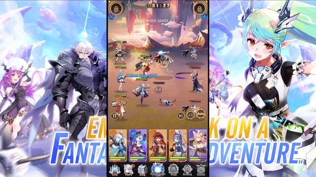 Idle Fantasia Gameplay - Free VIP3 RPG Android Game смотреть онлайн