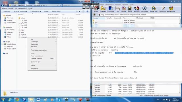 Como Descargar e Instalar el Minecraft Forge y la Solución para el error смотреть онлайн