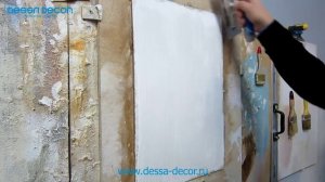 Декоративная штукатурка под дерево - нанесение своими руками