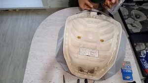 Перетяжка сидения скутера своими руками Honda Dio