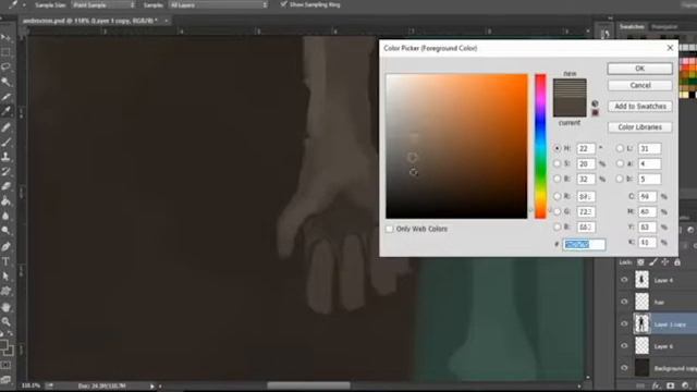 Rusalka speedpainting photoshop part1 смотреть онлайн