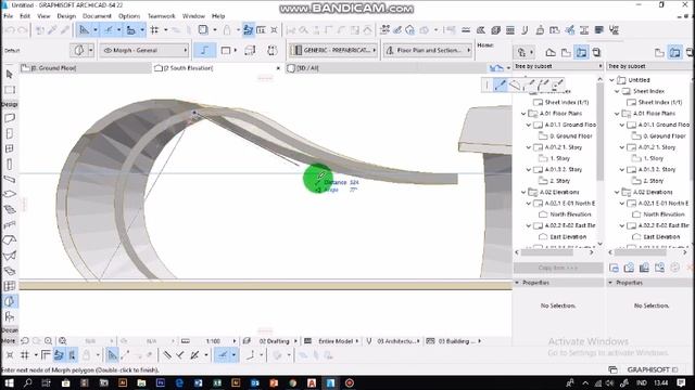 Tutorial ARCHICAD 22 How to make Futuristic Spiral Architecture with Morph Tool смотреть онлайн