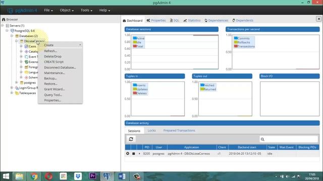 Postgresql 003 Eliminar Database смотреть онлайн