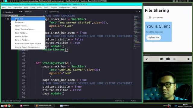 Flet Tutorial - Transfer File With Socket смотреть онлайн