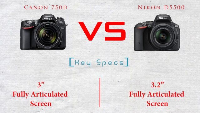 Canon 750D vs Nikon D5500 Detailed Comparison смотреть онлайн