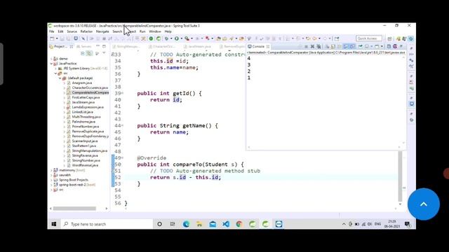 Comparable and Comparator with example / Java Interview Questions смотреть онлайн