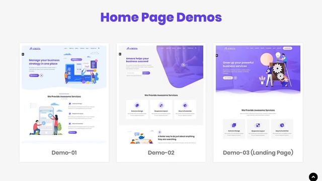 Amava - Startup Agency and SasS Business Template смотреть онлайн