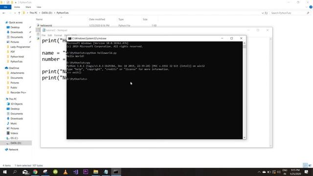 Tutorial 3 - Python Syntax - Hindi смотреть онлайн