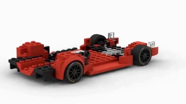LEGO Ferrari F80 8 wide Speed Champions Time-lapse смотреть онлайн