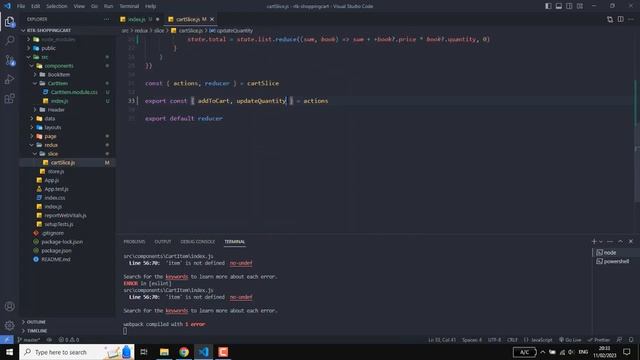 React Shopping Cart Redux Toolkit [2023] - Part 6 Remove Item смотреть онлайн