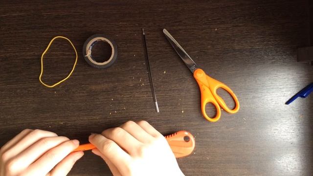 Мини-арбалет из ручки . смотреть онлайн