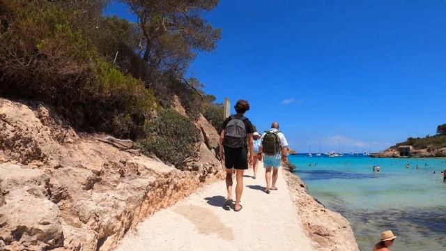 Mondrago Natural Park, Mallorca ?? Beach Walk ? 4K | Cala Mondrago 4K Beach Walking Tour смотреть онлайн