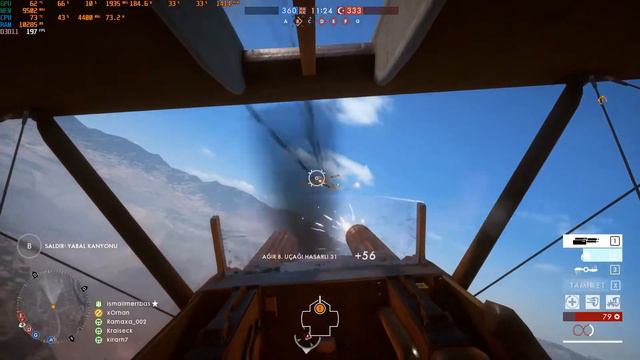 R5 5600X | RTX 3070 Ti Battlefield 1 Ultra Graphics Multiplayer Hunter Plane Gameplay Sinai Desert смотреть онлайн
