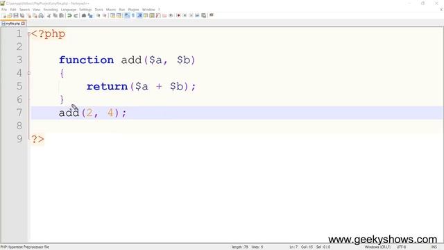 Return Statement in PHP (Hindi) смотреть онлайн
