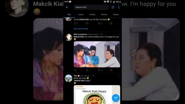 Mak Cik Kiah - Trending on twitter | People Response @ React Reaksi Netizen смотреть онлайн