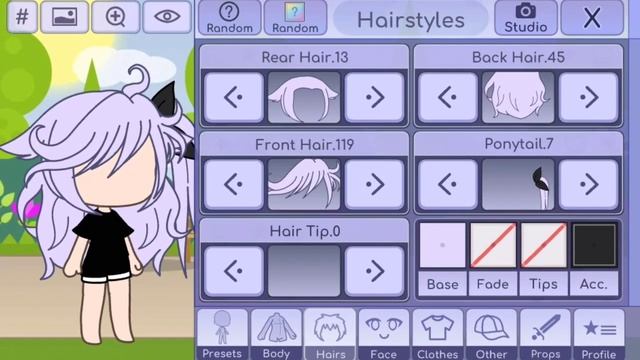 ~?Идеи причесок для девочек?~(?гача лайф?) смотреть онлайн