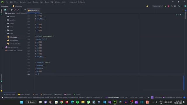 Write Birthday Program By Python Turtle || How To Create Birthday Program Using Python смотреть онлайн