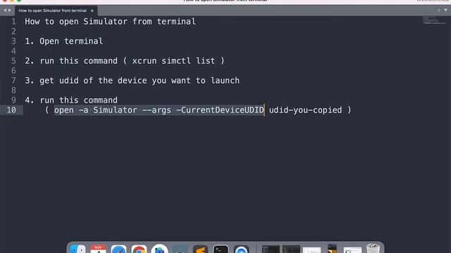 How to launch the iOS Simulator from Terminal смотреть онлайн