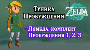 Туника Пробуждения. Лямбда комплект Пробуждения. Zelda Tears of the Kingdom. Hero of Awakening Set