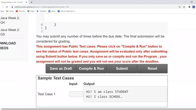 Programming in Java | NPTEL | Week 2 | Assignment 2 Solution | Jan2021 смотреть онлайн