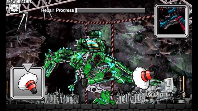Repair Dino Robot Corps - Megalosaurus + Galimimus - T-Rex Cops + Compsognathus - Spinosaurus смотреть онлайн