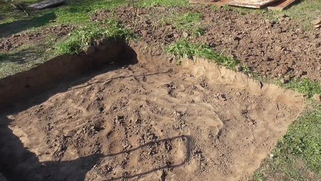 Фундамент под сарай. смотреть онлайн