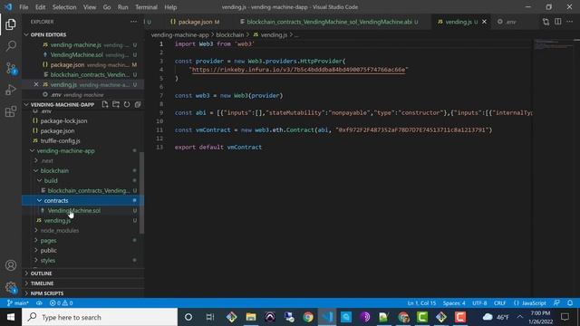 Web3 Tutorial Project | Build a web3js dApp for a smart contract смотреть онлайн