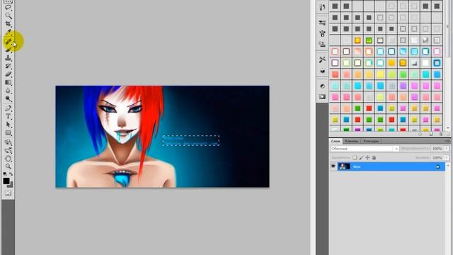 Урок Photoshop - Как убирать текст с картинки | by BlackRommeo смотреть онлайн