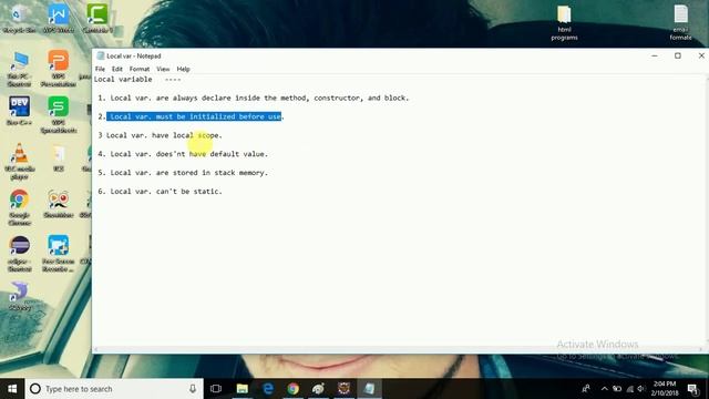 Local variable in java 7 смотреть онлайн