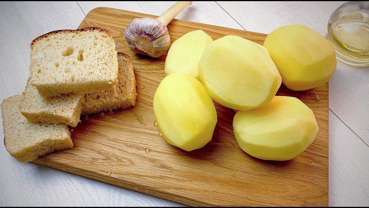 КАРТОШКА ЕСТЬ - НЕ Пропадем! Обалденно Вкусная Картошечка с Сухариками и Чесноком смотреть онлайн