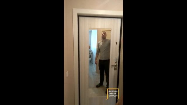 Отзыв 20. Установка дверных откосов цвета "клён". смотреть онлайн