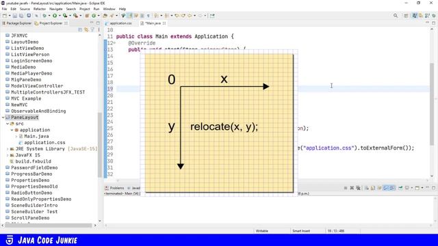 Pane | JavaFX GUI Tutorial for Beginners смотреть онлайн