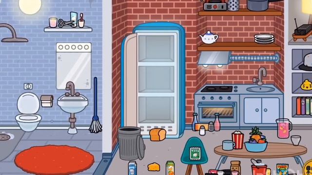 Обустройство дома 🏡 в Toca Boca смотреть онлайн