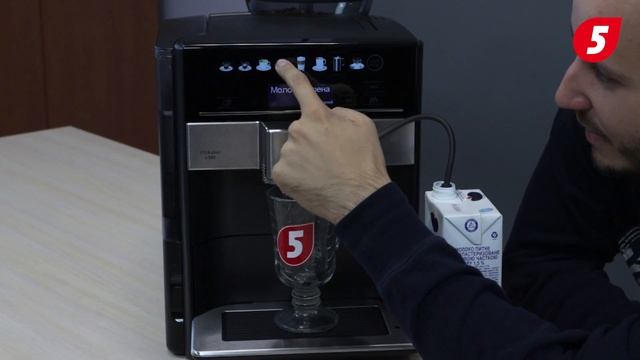 Обзор кофемашины SIEMENS TE655319RW смотреть онлайн