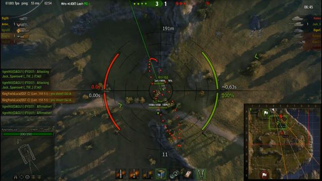 World of Tanks | Lorraine 155 51 | Random Team Battle with 2 Artys :D смотреть онлайн