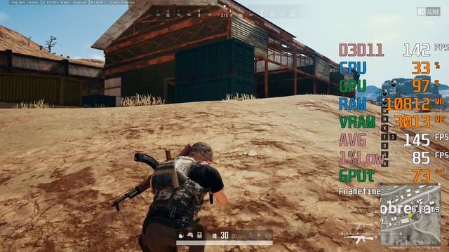GeForce GTX 1060 3GB -- Intel Core i5-10400F -- PUBG FPS Test смотреть онлайн