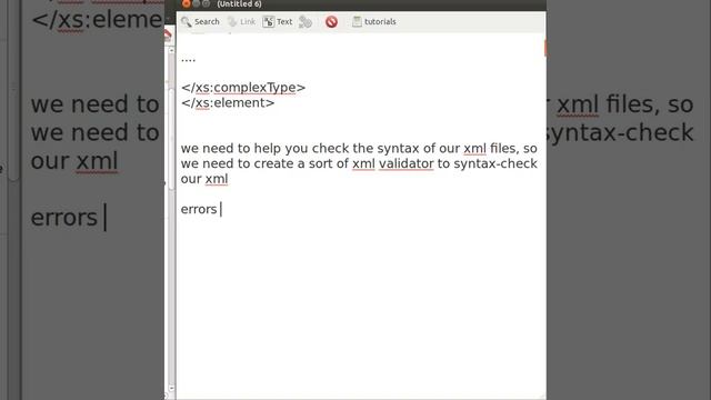 xml tutorial 6 validator смотреть онлайн