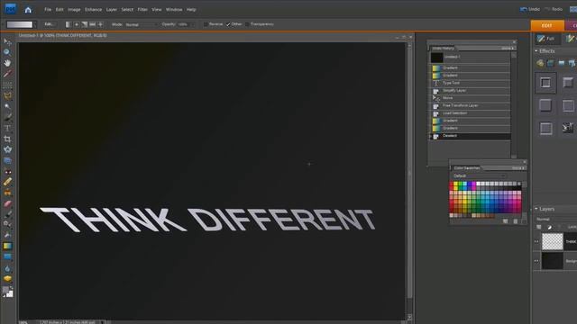Learn Photoshop Elements - Make 3D Text and Logos смотреть онлайн