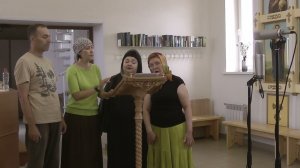Православная церковь в Карабаше. Пение / Orthodox Church in Karabash. Singing