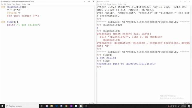 Python Programming | Functions Pt.1 смотреть онлайн